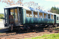 Bay of Islands Railway, Kawakawa, Rotorua Express coach, September 2009